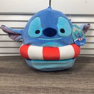 SOLD 🧁 NWT Disney SQUISHMALLOWS Stitch in Pool Float 8”